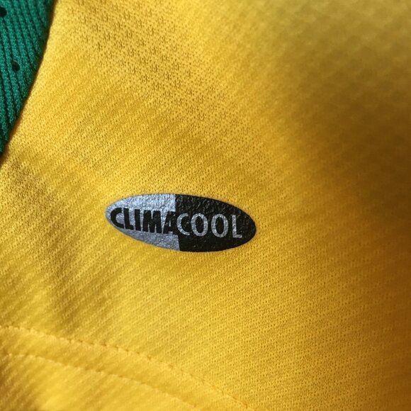 South Africa SAFA 07/08 Jersey Shirt L Yellow Football Soccer Adidas 623727 - Picture 7 of 13